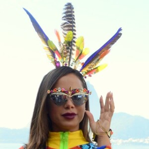 Anitta foi a anfitriã do Bloco das Poderosas