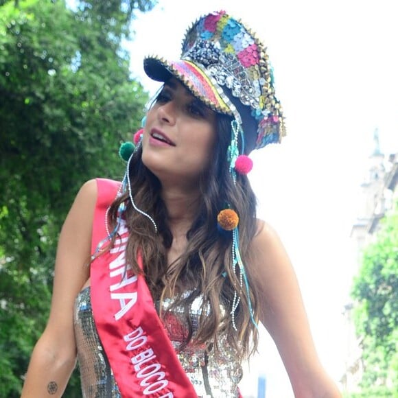 Thaila Ayala foi uma das convidadas do Bloco das Poderosas