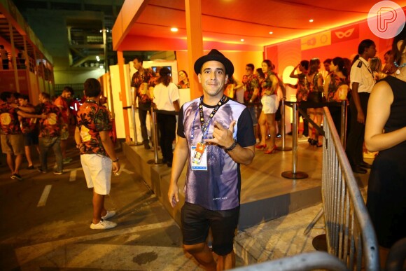 André Marques curtiu o desfile das campeãs do Rio