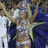 Monique Alfradique foi musa da Grande Rio, quinta colocada no carnaval 2017