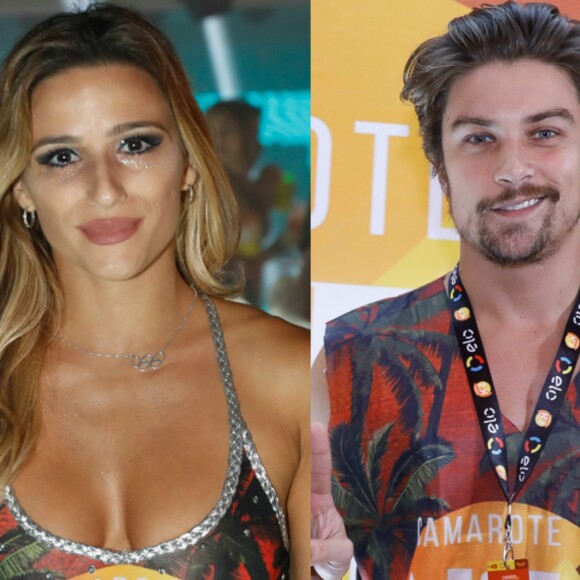 Jade Barbosa e Raphael Sander se beijaram em camarote da Sapucaí, no final da madrugada deste domingo, 5 de março de 2017, conta o jornal 'Extra'