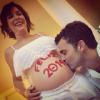 Regiane Alves fez o chá de bebê para João Gabriel, seu primeiro filho, no sábado, 15 de fevereiro de 2014