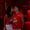 Carnaval: Ronaldo e a noiva, Paula Morais, se beijam no camarote da Brahma na Marquês de Sapucaí, no Rio de Janeiro