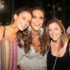 Bruna Marquezine, Alice Wegmann e Ivete Sangalo no trio da cantora em Salvador nesta segunda-feira, 3 de fevereiro de 2014