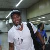 Anderson Silva desembarcou no aeroporto internacional de Cumbica, em São Paulo, nesta terça-feira, 11 de março de 2014
