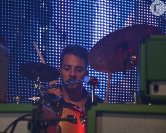 Junior Lima tocou bateria no show de Chitãozinho & Xororó em São Paulo