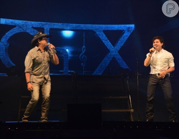 Chitãozinho & Xororó se apresentaram em São Paulo