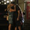 Susana Vieira e Sandro Pedroso, seu ex-namorado, trocaram beijos na saída de um restaurante no Rio de Janeiro, na noite desta segunda-feira, 31 de março de 2014