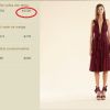 O vestido escolhido por Julia Lemmertz para a festa 'Vem aí', da TV Globo, está à venda no site da Gucci: U$ 3.500
