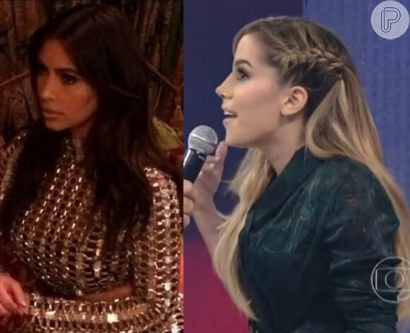 De perfil, Kim Kardashian e Anitta também ficaram parecidas