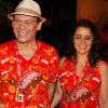 José Wilker e a namorada curtiram juntos o carnaval 2014