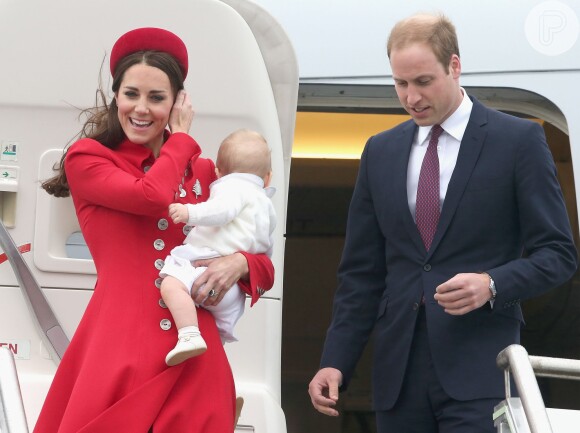 Príncipe William, Kate e George devem passar 19 dias na Oceania