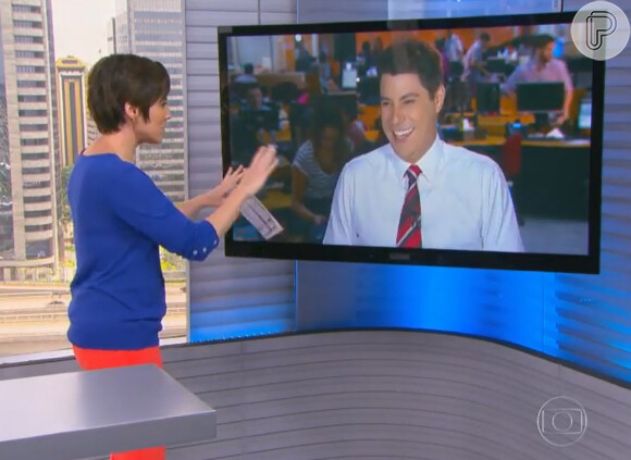A TV Globo ainda não sabe quando Tadeu Schimidt irá entrar de férias