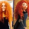 Paula Barbosa adotou um visual parecido ao da personagem Valente, da animação criada pelo estúdio Pixar, para dar vida a personagem Gina, em 'Meu Pedacinho de Chão'. 'Valente foi uma referência', revela a atriz