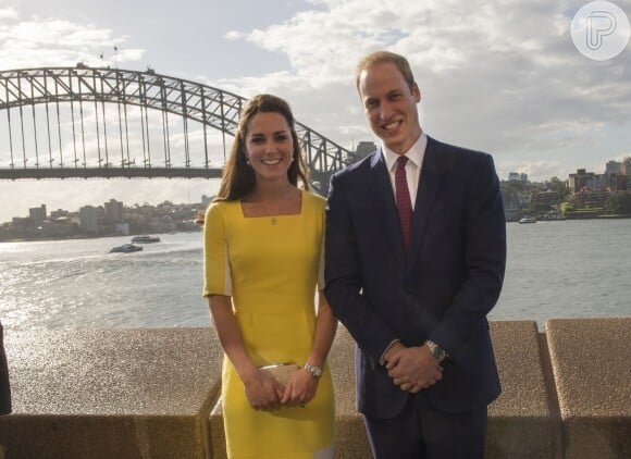 A família real desembarcou em Sidney, na Austrália, para continuar a turnê pela Oceania