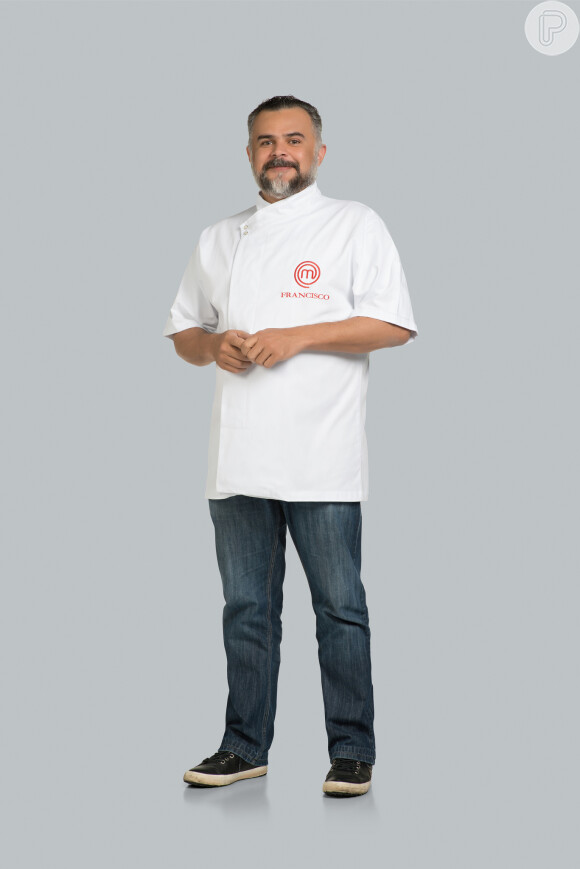 Francisco Pinheiro é um dos cozinheiros mais experientes desta edição do 'Masterchef Profissionais'. Iniciou na gastronomia como confeiteiro em uma padaria quando tinha 16 anos e, aos 21, já estava no cargo de chef de cozinha