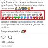 Marcelo Rezende deixou um comentário para a namorada, Lu Lacerda, em sua conta de Instagram: 'Volta, meu amor'