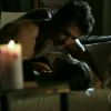 Verônica (Helena Ranaldi) provoca Laerte (Gabriel Braga Nunes) e arma uma noite romântica em casa para fazer as pazes