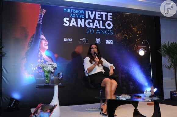 Ivete Sangalo também comentou que se sente orgulhosa com amulher que se tornou: 'Me acho uma mulher incrível'