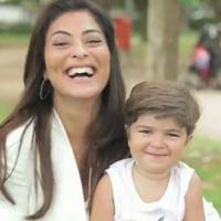 Filho de Juliana Paes, Pedro esbanja fofura em caras e bocas para vídeo; veja!
