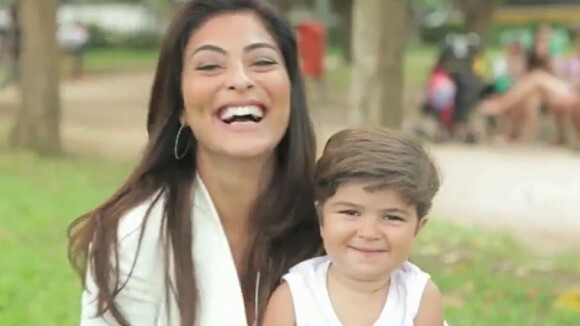 Filho de Juliana Paes, Pedro esbanja fofura em caras e bocas para vídeo; veja!