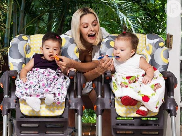 Bianca Rinaldi precisou fazer um processo de fertilização para geral as filhas Sofia e Beatriz