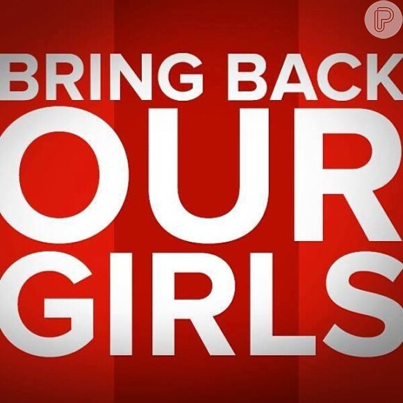 Campanha pede que integrantes da milícia radical islâmica Boko Haram libertem mais de 200 garotas sequestradas na Nigéria