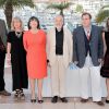 Dick Pope, Marion Bailey, Mike Leigh, Timothy Spall, Dorothy Atkinson participam do photocall do 'Mr. Turner' no Festival de Cannes 2014
