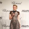 Cate Blanchett veste Valentino no Chopard Trophy, no Festival de Cannes 2014