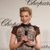 Cate Blanchett apresenta o Chopard Trophy, no Festival de Cannes 2014