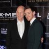 Patrick Stewart e James McAvoy posam na première de 'X-Men: Dias de um Futuro Esquecido', em São Paulo