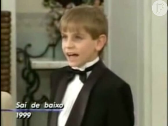 Lucas Hornos teve que sair de 'Sai de Baixo' por uma pressão do juizado de menores, que não aceitava que uma criança de 9 anos trabalhasse em uma sitcom voltada para maiores de 16
