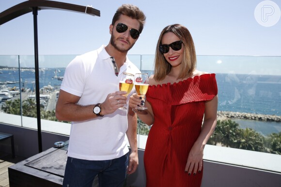 Klebber Toledo e Suzana Pires participam de almoço promovido pela Stella Artois no Festival de Cannes 2014