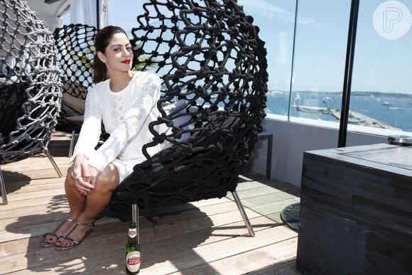 Carol Castro participa de almoço promovido pela Stella Artois no Festival de Cannes 2014