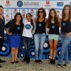 Daniel Rocha, Mariana Xavier, Samantha Schmutz, Ângela Vieira, Jéssika Alves e Vanessa Gerbelli na corrida contra o câncer de mama