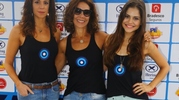 Vanessa Gerbelli e Ângela Vieira prestigiam corrida contra o câncer no Rio
