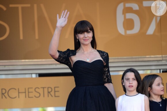 Monica Bellucci divulga o filme 'Le Meraviglie' no Festival de Cannes (18 de maio de 2014)