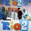 Rodrigo Santoro e elenco de 'Rio 2' se reúnem em coletiva de imprensa; longa bateu recorde de público em 2014