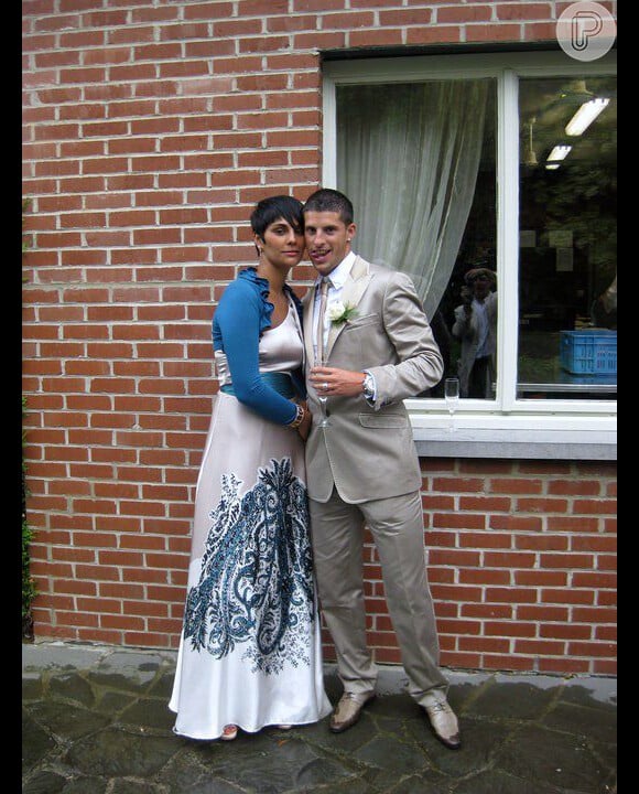 Christelle Mirallas e Kevin Mirallas são casados desde junho de 2011 e têm muitos fãs na Bélgica