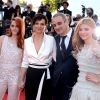 Olivier Assayas, Juliette Binoche, Chloe Grace Moretz e Kristen Stewart divulgam o filme 'Clouds of Sils Maria' durante o Festival de Cannes 2014