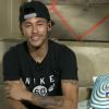 Neymar exibiu as novas tatuagem durante participação no 'Domingão do Faustão'