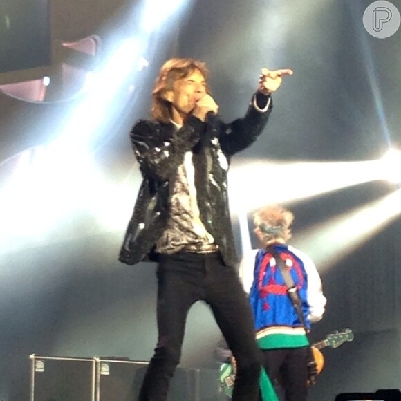 Mick Jagger faz show na cidade de Oslo, na Noruega, em 26 de maio de 2014