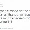 Tino Marcos, jornalista esportivo da Globo, homenageou o colega de trabalho com um post no Twitter