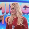 Antonia Fontenelle participa do programa 'Domingo Show', com o apresentador Geraldo Luís, na TV Record (1º de junho de 2014)