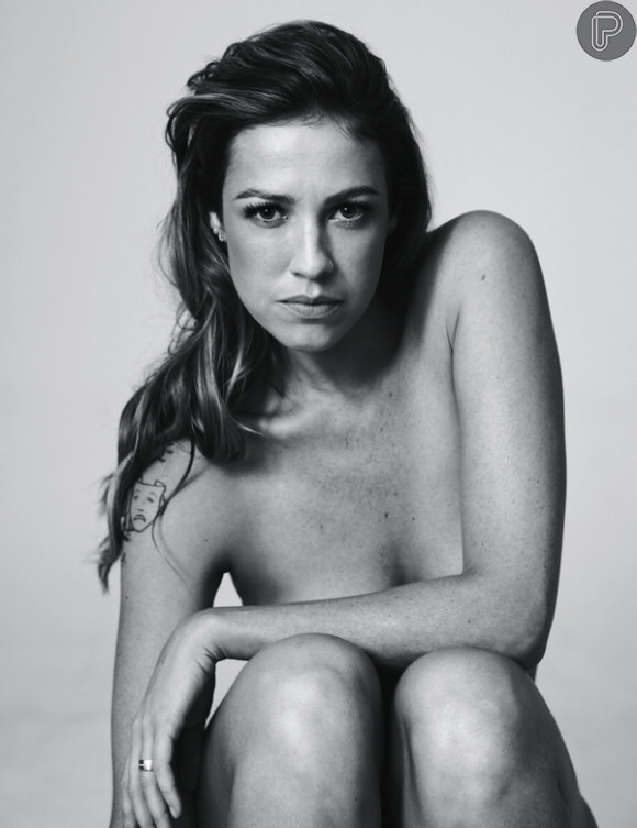 O tema do ensaio de Luana Piovani para a revista é nudez
