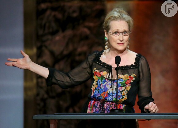 Meryl Streep participa do AFI Life Achievement Award, em Los Angeles