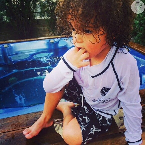 Mariah Carey postou uma foto do filho Morocon