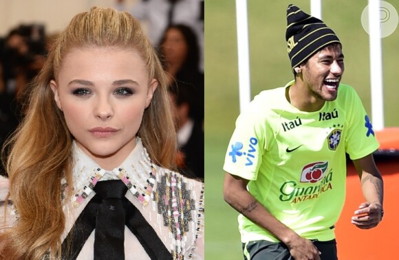 Chloë Moretz, affair do filho de David Beckham, elogia Neymar: 'É uma gracinha'