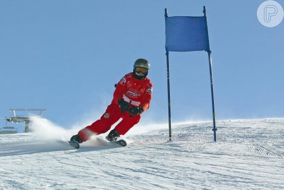 Michael Schumacher bateu a cabeça em uma pedra em uma pista de esqui de Méribel, em Saboia, nos Alpes Franceses, enquanto esquiava com o filho