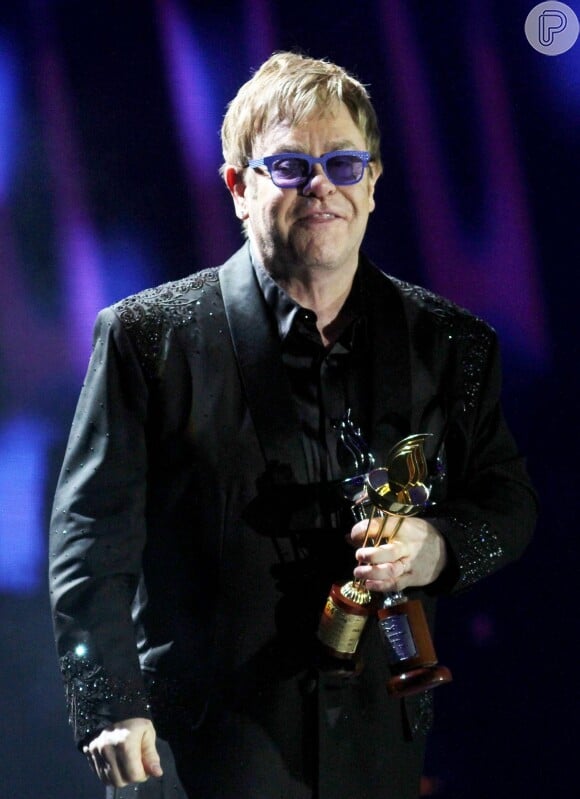 Elton John esteve no Brasil em fevereiro para se apresentar com turnê